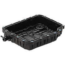 Stock Depth, Transmission Pan, 6-Speed transmissionmfrcode: 6F24, Automatic Transaxle, Natural, Aluminum - 