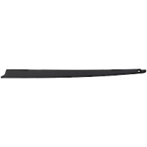 Non-wrap Bed Rail Cap, Black, Plastic