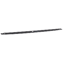 Non-wrap Bed Rail Cap, 8 Feet Bed, Textured Black, Plastic - Passenger Side