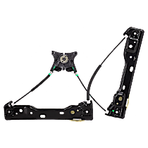 Rear, Driver Side Power Window Regulator, Without Motor