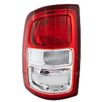 Driver Side Halogen With bulb(s), For Models With Red Bezel Tail Light, OE Replacement
