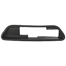 Rear Hitch Cover, Textured, Plastic, Type 1