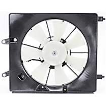 A/C Condenser Fan - Passenger Side Fan Blade, Motor and Shroud, Base Model, 4 Cyl., 2.4L Engine