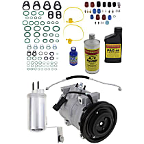 A/C Compressor, Manual Transmission, With Clutch, 4-Groove Pulley, 4 Cyl 2.4L