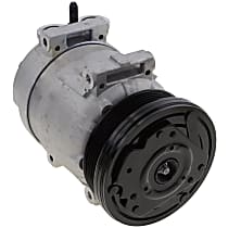 A/C Compressor, With Clutch, 6-Groove Pulley, 1.6L Engine