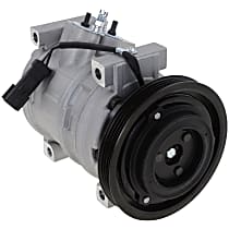 A/C Compressor, With clutch, 4-Groove Pulley