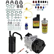 A/C Compressor, With Clutch, 6-Groove Pulley, 6 Cyl 2.5L