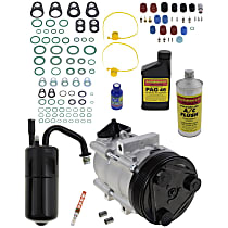 A/C Compressor, With Clutch, 6-Groove Pulley, 6 Cyl 2.5L