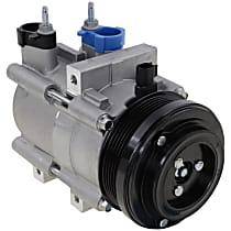 A/C Compressor, With Clutch, 6-Groove Pulley, 4.6L Engine, Without Rear Air