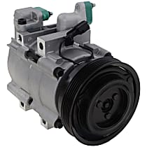 A/C Compressor, With clutch, 5-Groove Pulley