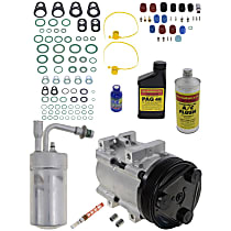 A/C Compressor, With Clutch, 6-Groove Pulley, 8 Cyl 4.6L - 