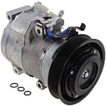 REPL191121 A/C Compressor, With Clutch, 6-Groove Pulley, 3.0L/3.5L Engine