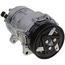 A/C Compressor, With Clutch, 6-Groove Pulley, 4 Cyl 1.8L - 
