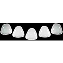 264142CL Cab Light - Clear, Plastic, Direct Fit, Set of 5