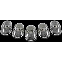264145BK Cab Light - Smoked, Plastic, LED, Direct Fit, Set of 5