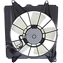 Radiator Fan Driver Side, 4 Cyl 2.4L, Single fan