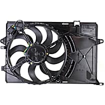 Radiator Fan 4 Cyl 1.4L, Manual Transmission, Single fan