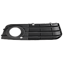 Front, Passenger Side Fog Light Trim, 4th Generation, For Models Without S-Line Package and Adaptive Cruise Control, Primed