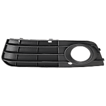 Front, Driver Side Fog Light Trim, 4th Generation, For Models Without S-Line Package and Adaptive Cruise Control, Primed