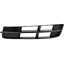 Front, Driver Side, Outer Bumper Grille, Textured Black