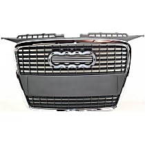 Grille Assembly, Chrome Shell with Paintable Insert