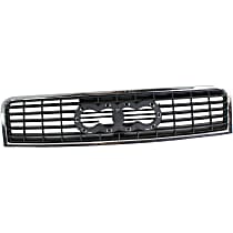Grille Assembly, Chrome Shell with Painted Satin Black Insert