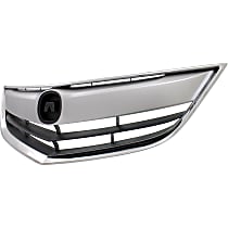 Grille Assembly, Chrome Shell with Painted Black Insert