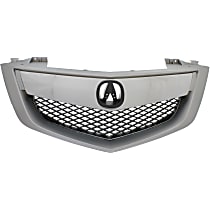 Grille Assembly, Painted Silver Shell and Insert