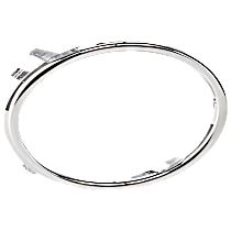 Front, Passenger Side Fog Light Trim, 2-Door, Convertible, Chrome
