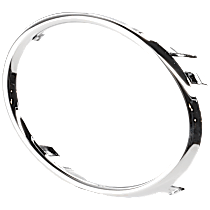 Front, Driver Side Fog Light Trim, 2-Door, Convertible, Chrome