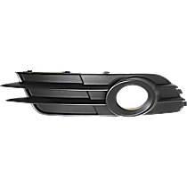 Front, Driver Side Fog Light Trim, For Models Without S-Line Package and Adaptive Cruise Control, Primed