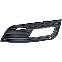 Front, Passenger Side Fog Light Trim, Primed, Without S-Line Package