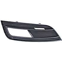 Front, Driver Side Fog Light Trim, Primed, Without S-Line Package