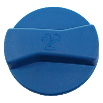Radiator Cap - Round, 22 lbs., Blue, Plastic, Sold individually