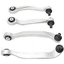 Front, Driver and Passenger Side, Upper, Frontward and Rearward Control Arm