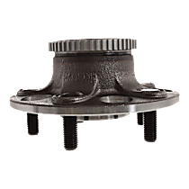 Rear, Driver or Passenger Side Wheel Hub, With Bearing, ABS tone ring and wheel studs