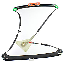 Front, Passenger Side Power Window Regulator, Without Motor