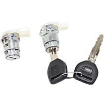 Door Lock Cylinder, Set of 2, Keys Included