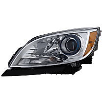 Driver Side Halogen Headlight, With bulb(s), OE Replacement,, CAPA Certified