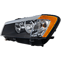 Driver Side Halogen Headlight, With bulb(s), OE Replacement, CAPA Certified