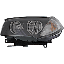 Driver Side Halogen Headlight, With bulb(s), OE Replacement