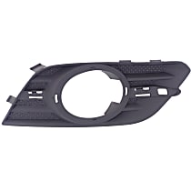 Front, Passenger Side Fog Light Trim, Textured Black