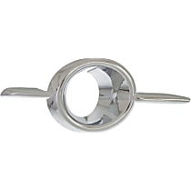 Front, Passenger Side Fog Light Trim, Chrome