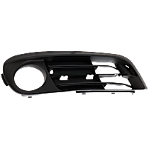 Front, Passenger Side Fog Light Trim, Primed, Side Bumper Grille, Base Model, For Standard Models Without M Package