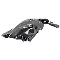 Front, Driver Side, Rear Section Fender Liner, Convertible