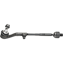 Front, Driver Side, Inner and Outer Tie Rod Assembly