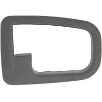 Front, Passenger Side, Interior, Door Handle Trim, Plastic Textured Black