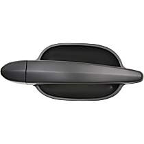 Front or Rear, Passenger Side Primed Exterior Door Handle, Without Key Hole, 4-Door, Sedan