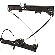 Front, Driver Side Power Window Regulator, Without Motor