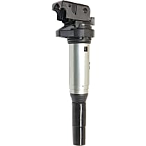 Ignition Coil, 4.4L Engine, Black and Silver Coil - 